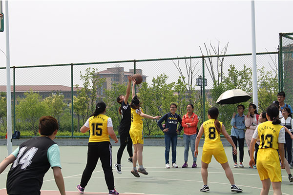 恭祝我院于太阳成城集团女子篮球赛中首战告捷